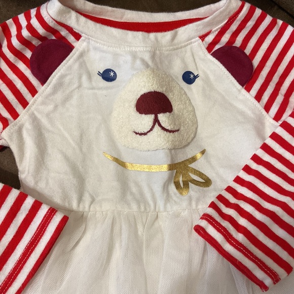 Cat and Jack Holiday dress with diaper cover; size 12M - Picture 2 of 5